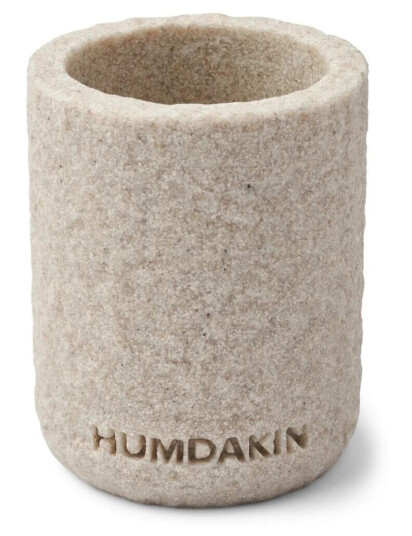 Humdakin Sandstone tannbørstekopp 10 cm Natural