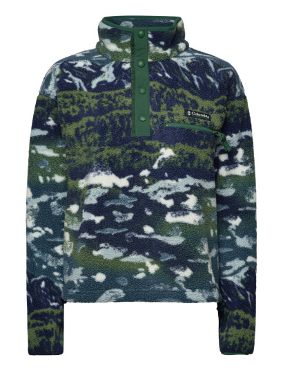Columbia Sportswear Helvetia Ii Printed Cropped Half Snap - Multi/patterned - S