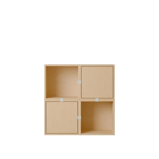 Muuto Stablede Hyller til Gangen Konfigurasjon 4 Eik