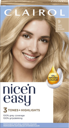 Clairol Nice"n Easy 9 Very Light Blonde Clairol Nice"n Easy 9 Very Light Blonde