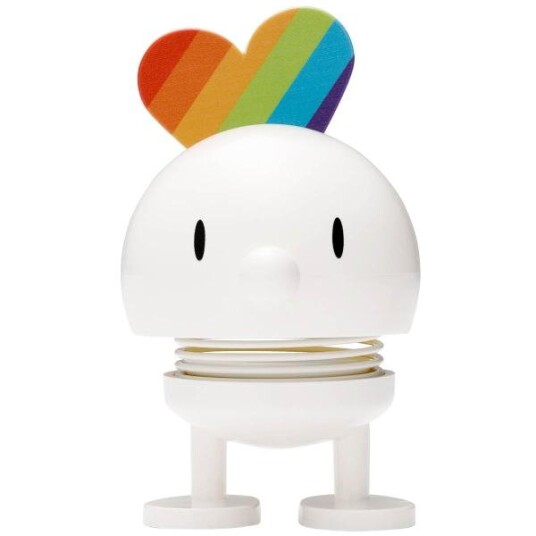 Hoptimist  Rainbow liten hvit
