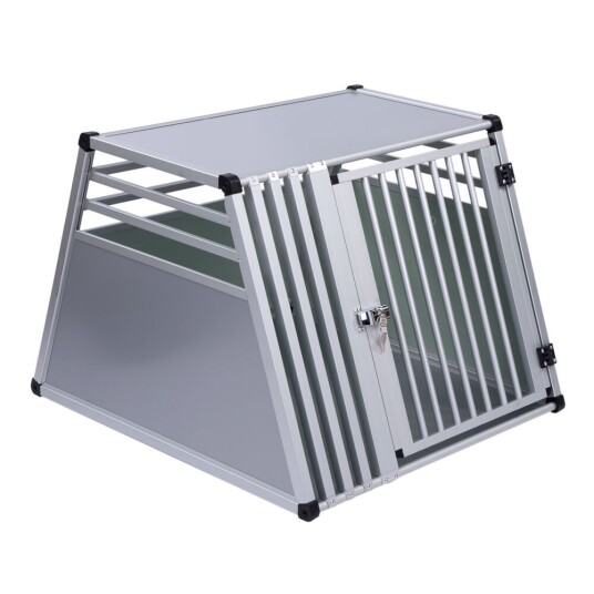 Zooplus Exclusive Biltransportbur Aluride Str. L: B 80 X L 92 X H 65 cm