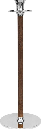Hilke Collection Alto Basso 35 cm Lysestake i Forkrommet Messing Hilke Collection Alto Basso 35 cm Lysestake i Forkrommet Messing