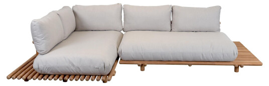 Cane line Sticks hjørnesofa Teak/sand 2 2 seters moduler Beige