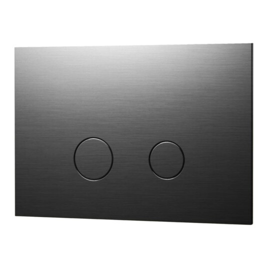 Tapwell Duo112 Betjeningsplate Tece Brushed Black Chrome Tapwell Duo112 Betjeningsplate Tece Brushed Black Chrome