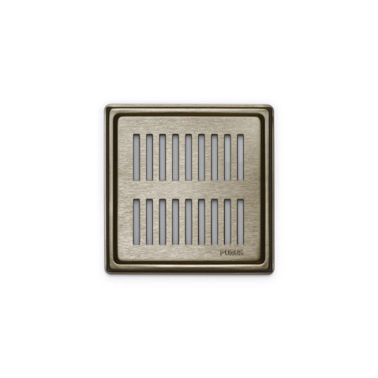Purus Square Slukrist Rib 154X154 Mm Bronse
