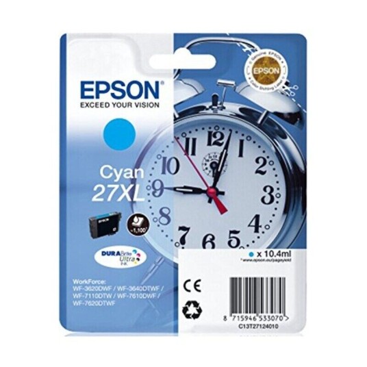 Epson Kompatibel Blekkpatron Epson T27xl - Gul Epson Kompatibel Blekkpatron Epson T27xl - Gul