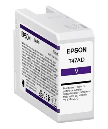 Epson C13T47AD00 / T47AD Violet Ink UltraChrome Pro 10 50ml - Blekkpatron Fiolett Epson C13T47AD00 / T47AD Violet Ink UltraChrome Pro 10 50ml - Blekkpatron Fiolett