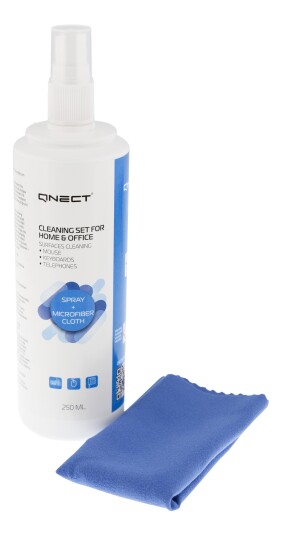 QNECT Office Clean set 250 ml + microfiber