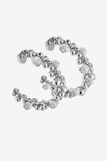 IOAKU Øreringer Berry Sparkle Mini Loop EarringSølv IOAKU Øreringer Berry Sparkle Mini Loop EarringSølv