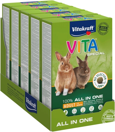Vitakraft Vita Special Adult Rabbit 5X600Gr (Bundle) Vitakraft Vita Special Adult Rabbit 5X600Gr (Bundle)