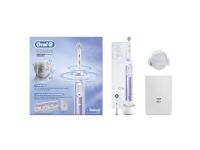 Braun Oral-B Genius 80325209, Voksen, Roterende vibrerende Tannbørste, Gum omsorg, Sensitiv / Myk, Whitening, Hvit, Sulten, Batteri