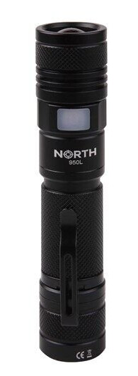 Carl Håndlykt 950 Lumen Oppladbar Zoom Svart Aluminium