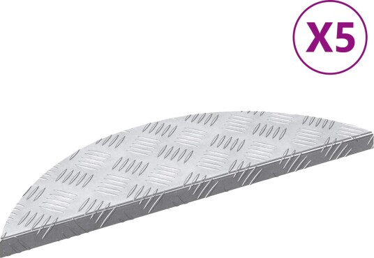 Sjekkplater 5 pcs sølv 60 x 18 cm Aluminium Sjekkplater 5 pcs sølv 60 x 18 cm Aluminium