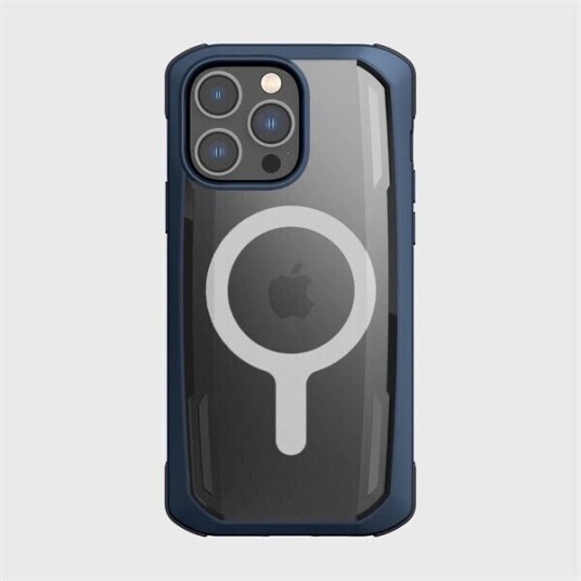 Raptic X-Doria Secure Case For Iphone 14 Pro Max Med Magsafe Pansret Deksel Blå