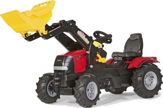 Rolly Toys rollyFarmtrac: Case Puma CVX tråtraktor med frontlaster luftgummihjul