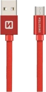 Swissten 71522106 0,2 M Usb A Micro-Usb B Usb 2.0 480 Mbit/S Rød