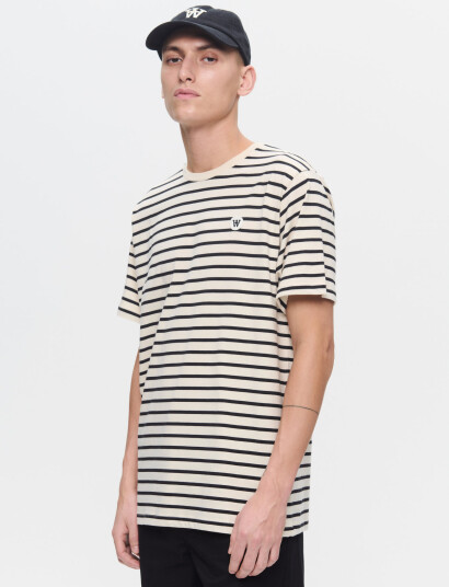 WOOD WOOD Wwace Stripe - Beige - L