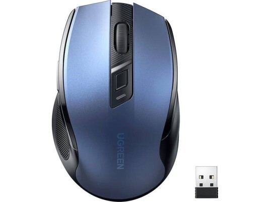Ugreen Mouse Ugreen Mu006 Bærbar Trådløs Mus, 2,4 Ghz (Blå)