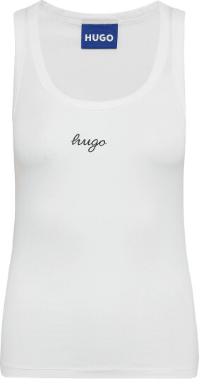 HUGO BLUE Damatank_B_1 White L HUGO BLUE Damatank_B_1 White L
