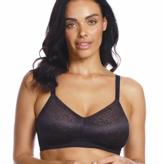Wacoal BH Back Appeal Wire Free Bra Svart polyamid B 85 Dame