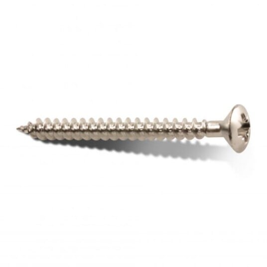 Heco 9601202 VVS-skrue Rustfritt stål A2, polert 5,5 x 60 mm, 10-pakning