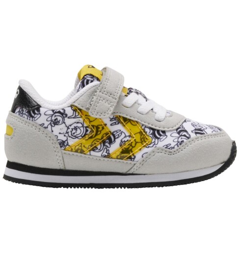 Hummel Sko Reflex Infant Maya Bee Bright White 20 Sko Grå Gul Hvit
