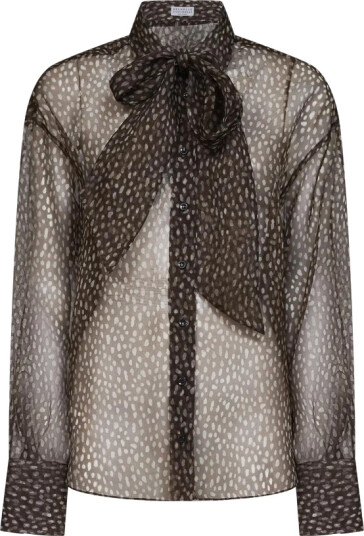 Brunello Cucinelli Dame Bluser & Skjorter Brun L,