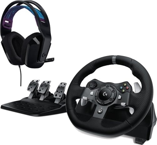 Logitech G920 Ratt + Pedalsett PC Xbox One Xbox Series S/X 991 000551