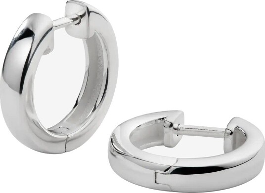 Syster P Cavelle Big Plain Hoops Silver - SILVER - One Size
