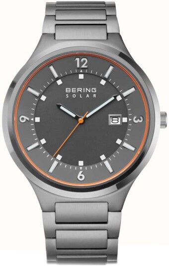 Bering Herreklokke 14442 777 Solar Grå/Stål Ø42 mm Bering Herreklokke 14442 777 Solar Grå/Stål Ø42 mm