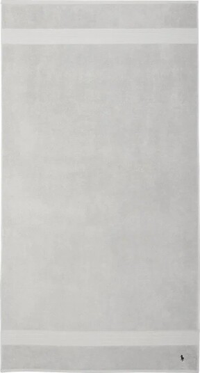 Ralph Lauren Home Player Bath Towel Grey 75X140CM