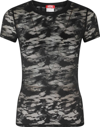 Diesel Dame Topper Svart S,