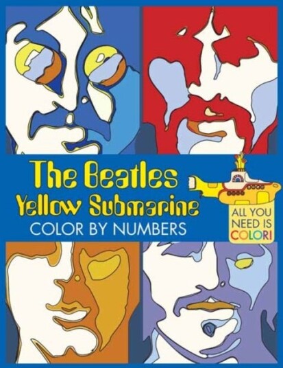 The Beatles Yellow Submarine Color By Numbers The Beatles Yellow Submarine Color By Numbers