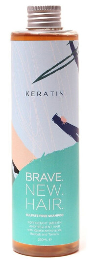 Brave New Hair Keratin Sjampo 250 ml for Styrkende og Glansfullt Hår Brave New Hair Keratin Sjampo 250 ml for Styrkende og Glansfullt Hår