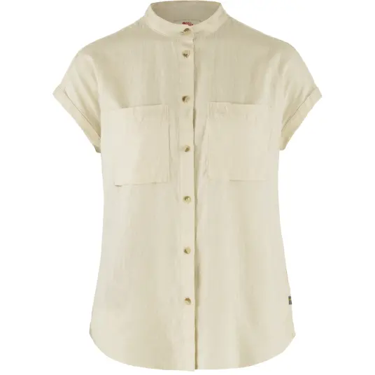 Skjorte til dame Fjellreven Övik Hemp Shirt SS W 113