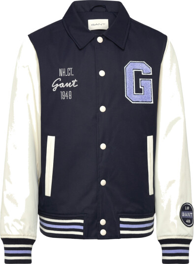 Gant Kids Graphic Varsity Jacket   Navy   134