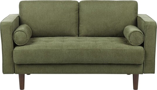 Babur Sofa 2 seter Grønn/Mørkt tre