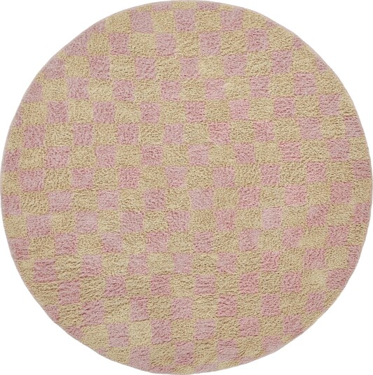 Runde tepper Elsey Natural Cotton Shaggy rosa/oransje Størrelse: Ø 240 cm Runde tepper Elsey Natural Cotton Shaggy rosa/oransje Størrelse: Ø 240 cm