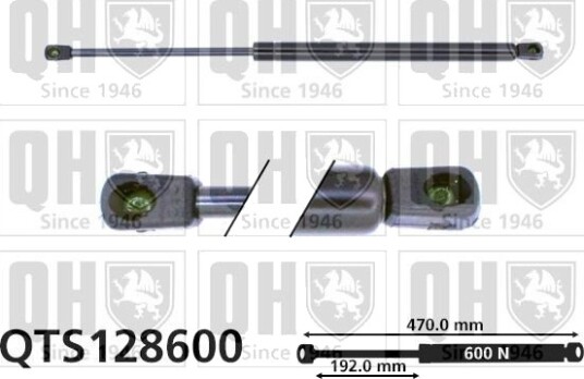QUINTON HAZELL QTS128600 Baklukedemper