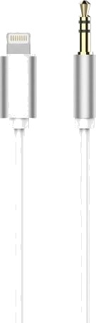 Oem-Kabel Aux Lightning Til Jack 3,5 Mm Mikro Hvit