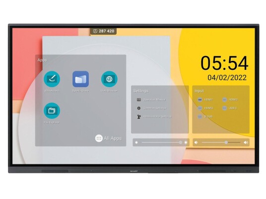 Sharp NEC PNL862B 86" 4K Touch PC Skjerm med Direct-Led Teknologi Sharp NEC PNL862B 86" 4K Touch PC Skjerm med Direct-Led Teknologi