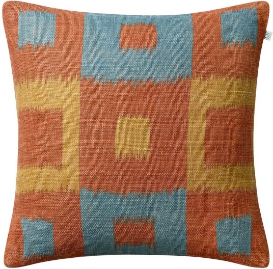 Chhatwal & Jonsson Vicky putetrekk 50x50 cm Apricot orange heaven blue khaki Chhatwal & Jonsson Vicky putetrekk 50x50 cm Apricot orange heaven blue khaki