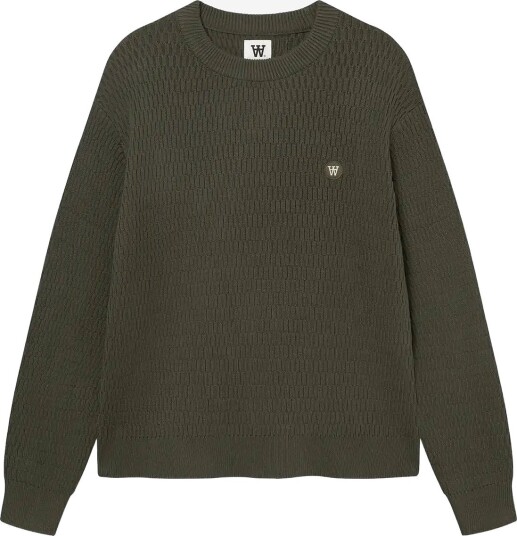 WOOD WOOD Wwkamper Crew Neck 25515   DEEP DEPTHS   S