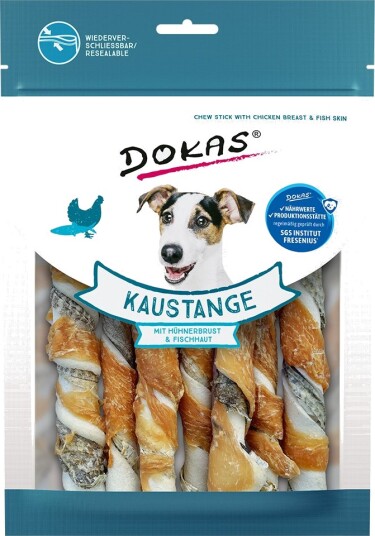 Dokas Tyggestenger Kyllingbryst & Fiskehud 3 X 170 G