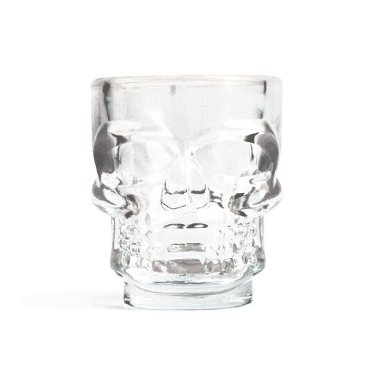 Kikkerland Shot Glass Set med 4 Skalledesign