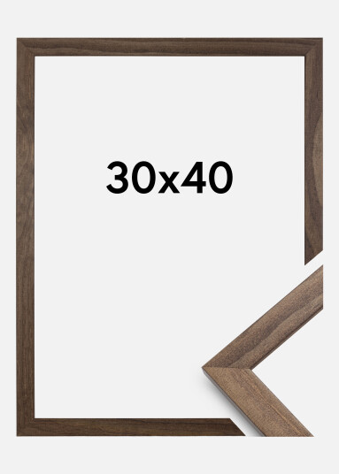 Ellos Estancia Ramme Stilren Akrylglass Valnøtt 30x40 Cm 1544555-01-0 1603256-02-118