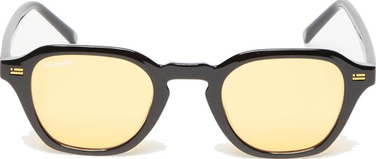Solbriller D.Franklin Ultra Light S Square Black / Yellow Black, Yellow Universal