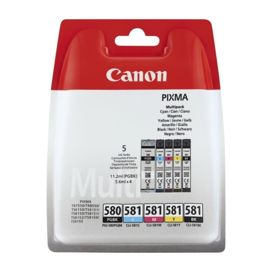 Canon PGI-580/CLI-581 BK/C/M/Y/K multipack