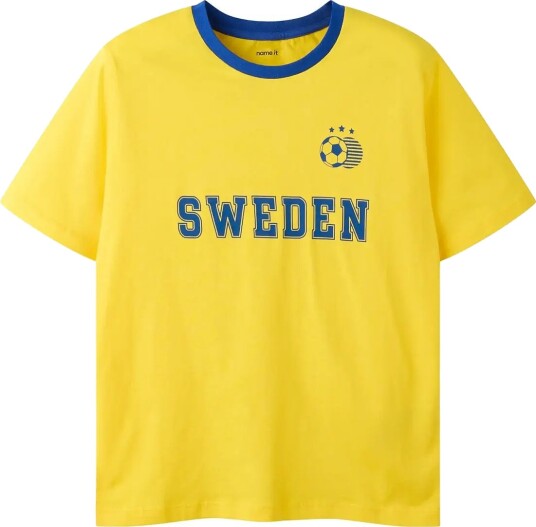 Name It Nknjamie Ss Nreg Top   Yellow   158 164